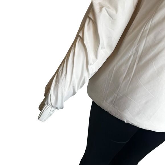 Fabletics White Bone cream oversized Puffer Jacket XL - Picture 7 of 9